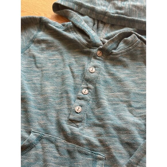 Heathered Ocean Blue Hoodie - Picture 2 of 2